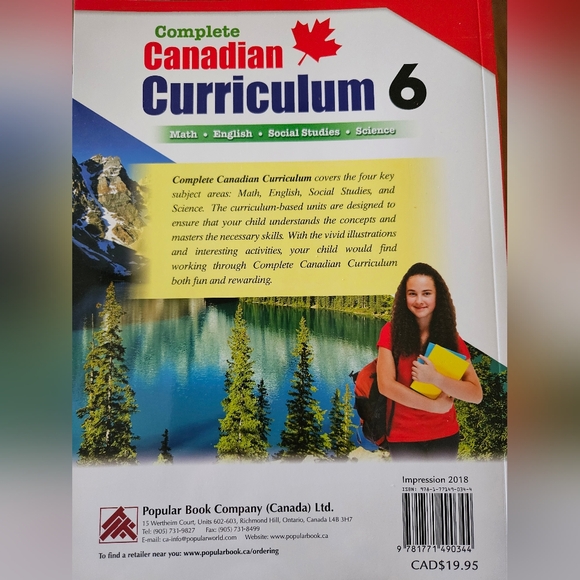 Complete Canadian Curriculum Grade 6 - Picture 4 of 4
